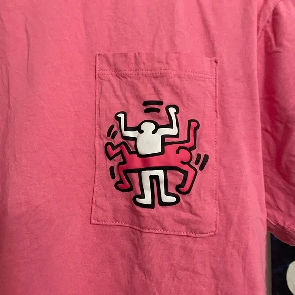 Pink Keith Haring Tee - Picture 4 of 5